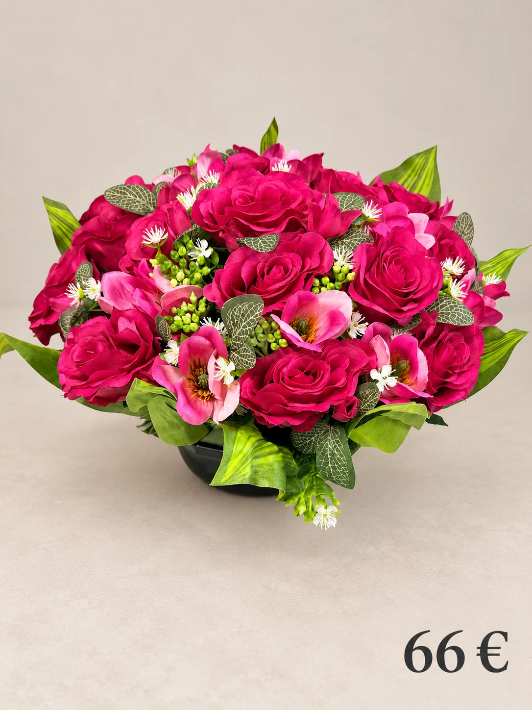 Composition rose soutenu