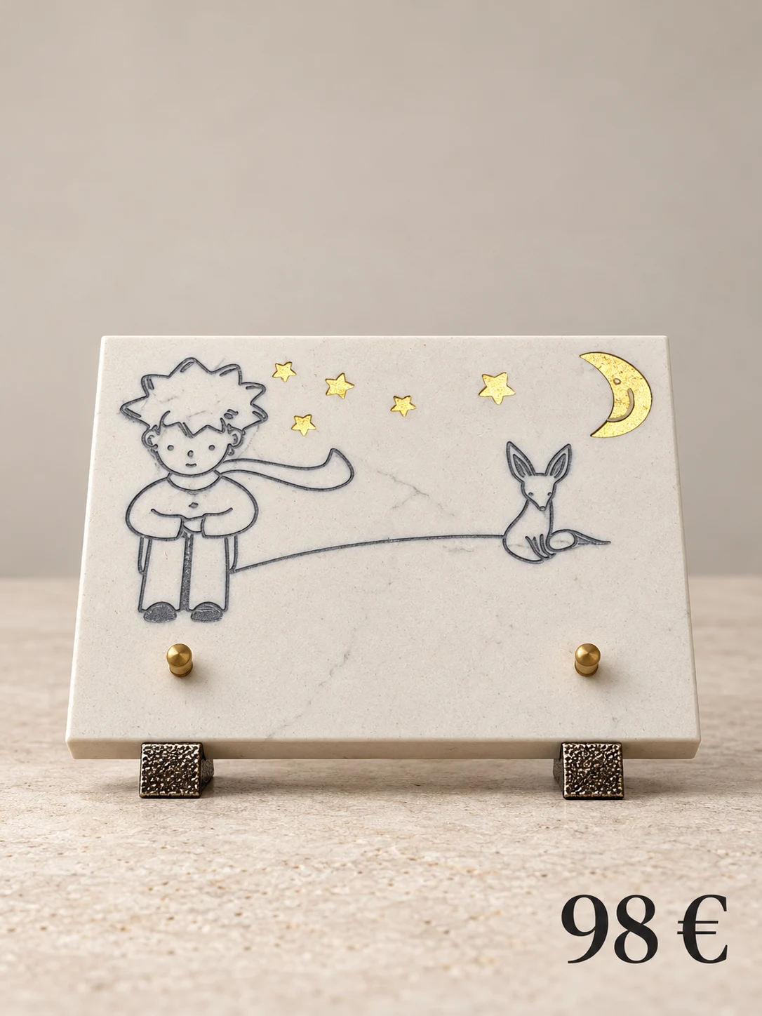 Plaque Petit Prince et renard