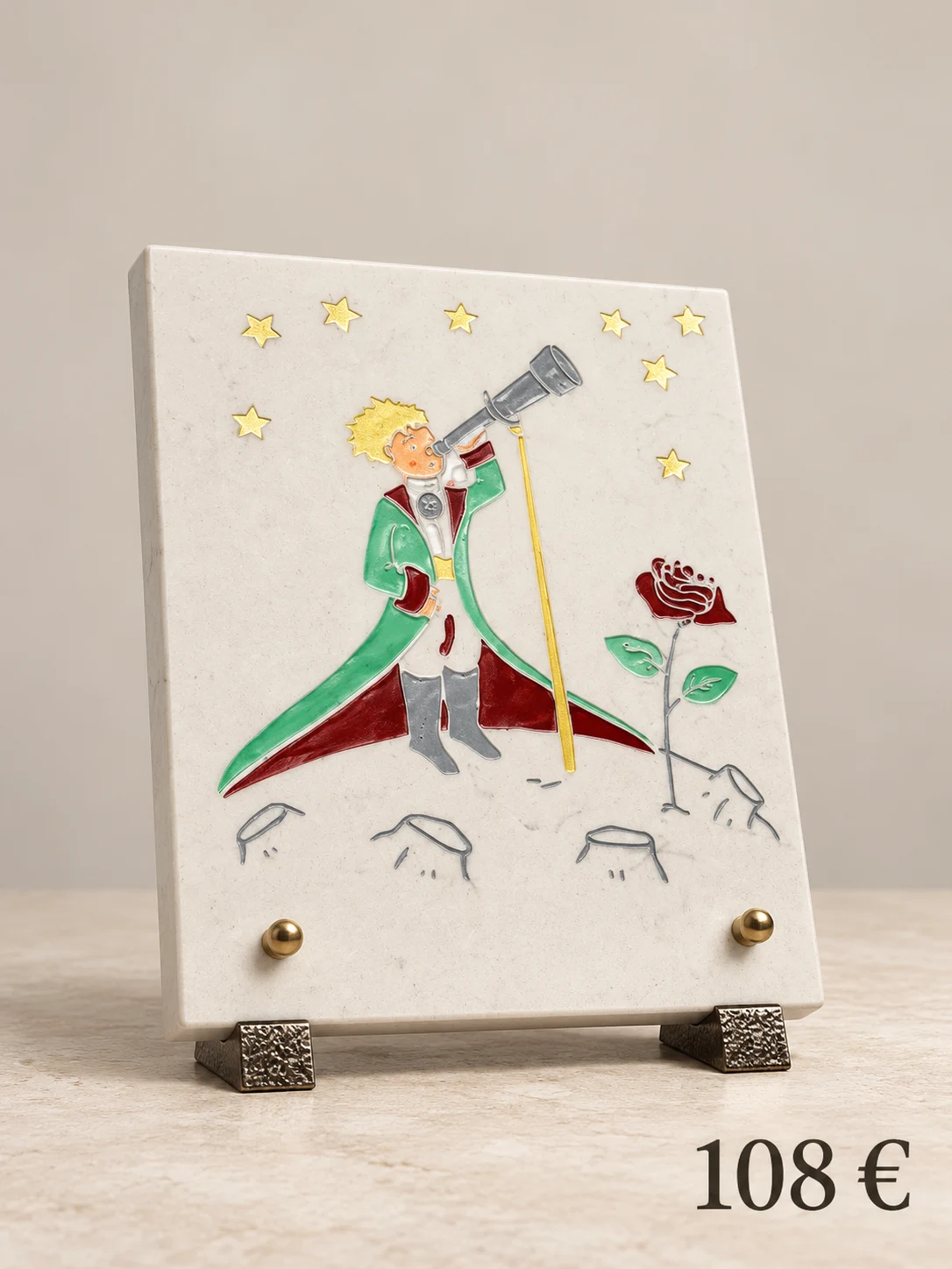 Plaque Petit Prince au télescope