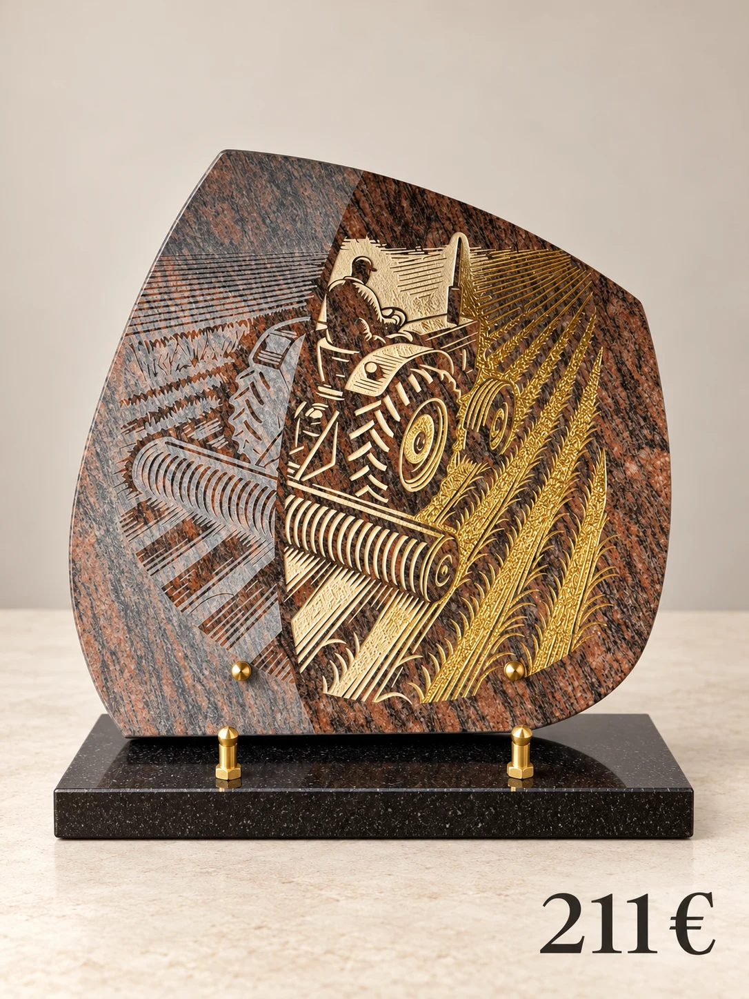 Plaque tracteur et champs
